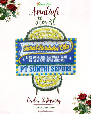 Papan Bunga Duka di Boyolali