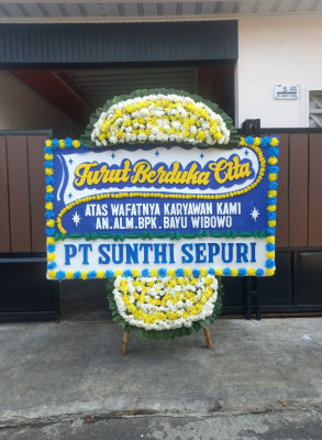 Papan Bunga Duka di Boyolali
