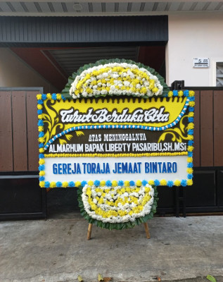 Papan Bunga Duka di Boyolali